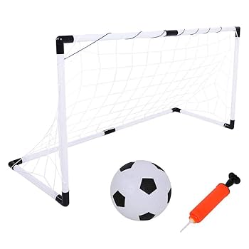 Amazon | サッカーゴール 子供用 小型フットボールゴールセット